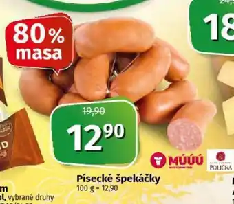 Coop Písecké špekáčky 100 g nabídka