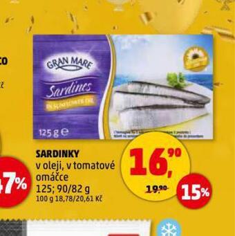 Penny Market Sardinky nabídka