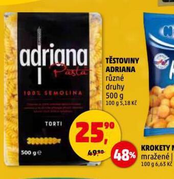 Penny Market Těstoviny adriana nabídka