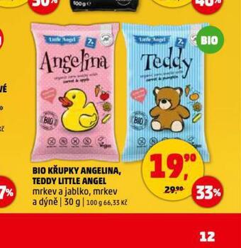 Penny Market Bio křupky angelina, teddy little angel nabídka