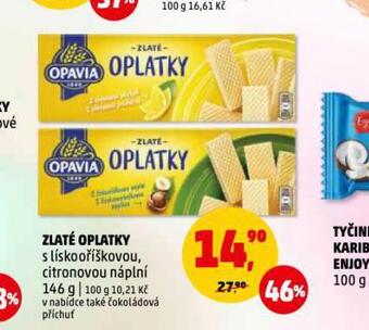 Penny Market Opavia zlaté oplatky nabídka