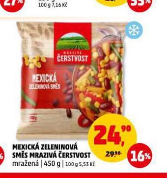 Penny Market Mexická zeleninová směs mrazivá čerstvost nabídka