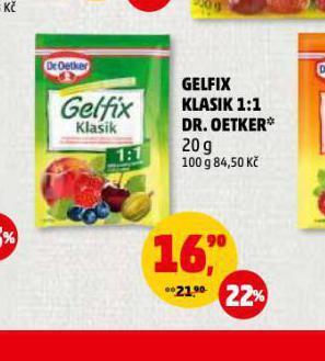 Penny Market Dr. oetker gelfix klasik 1:1 nabídka