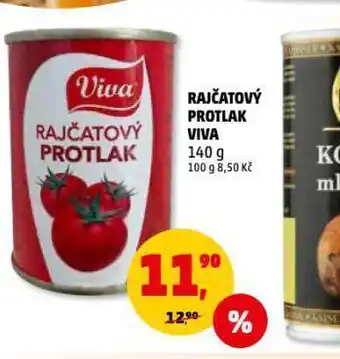 Penny Market Rajčatový protlak viva nabídka