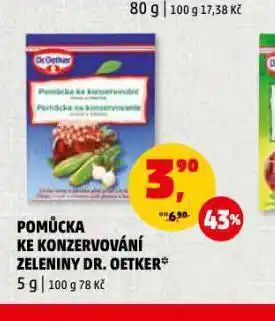 Penny Market Dr. oetker pomůcka ke konzervování zeleniny nabídka