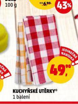 Penny Market Kuchyňské utěrky nabídka