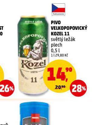 Penny Market Pivo velkopopovický kozel 11 nabídka