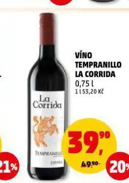 Penny Market Víno tempranilllo la corrida nabídka