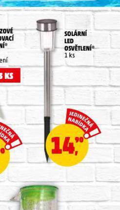 Penny Market Solární led osvětlení nabídka