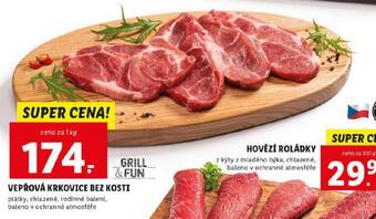 Lidl Vepřová krkovice bez kosti nabídka