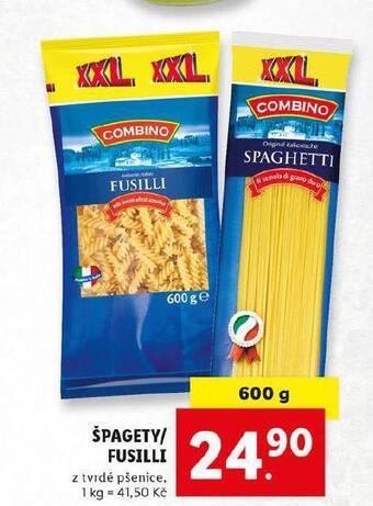 Lidl Špagety nabídka