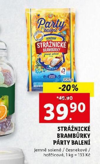 Lidl Strážnické brambůrky nabídka