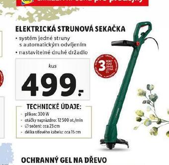 Lidl Elektrická strunová sekačka nabídka