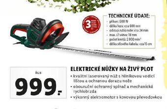 Lidl Elektrické nůžky na živý plot nabídka