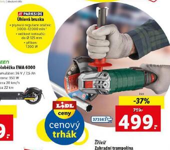 Lidl Úhlová bruska nabídka