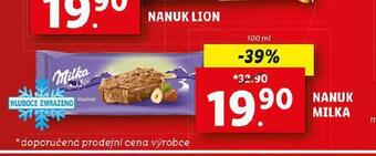 Lidl Nanuk milka nabídka