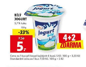Lidl Bílý jogurt nabídka
