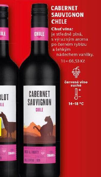 Lidl Cabernet sauvignon chile nabídka