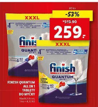Lidl Finish tablety do myčky nabídka