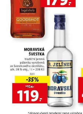 Lidl Moravská švestka nabídka