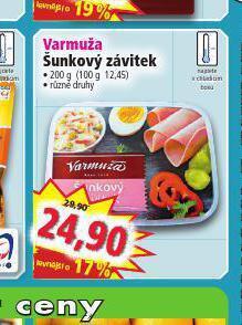 Norma Šunkový závitek nabídka