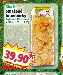 Norma Smažené brambůrky nabídka