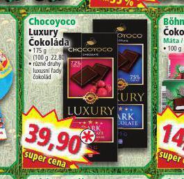 Norma Luxury čokoláda nabídka
