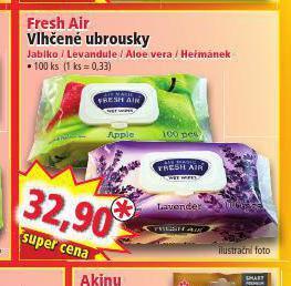 Norma Fresh air vlhčené ubrousky nabídka