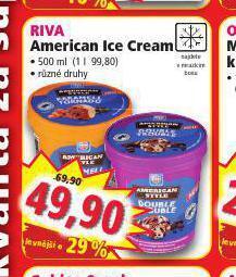 Norma American ice cream nabídka