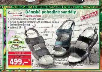 Dámské pohodlné sandály