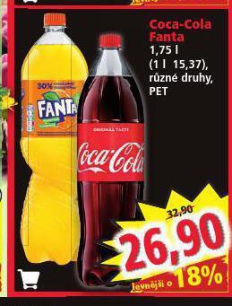 Norma Coca-cola nabídka