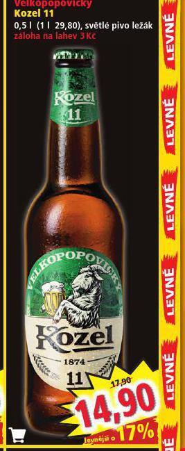 Norma Pivo velkopopovický kozel nabídka