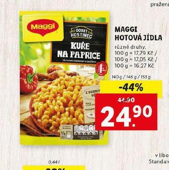 Lidl Maggi hotová jídla nabídka