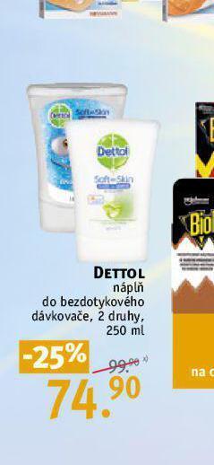 Rossmann Dettol náplň do bezdotykového dávkovače nabídka