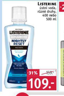 Rossmann Listerine ústní voda nabídka