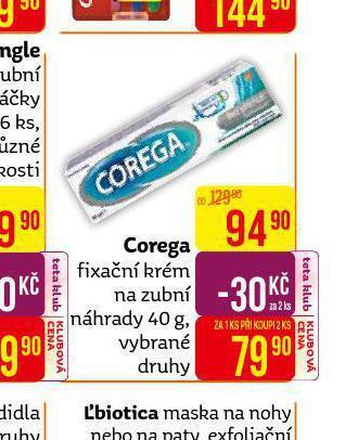 Teta Corega fixační krém nabídka