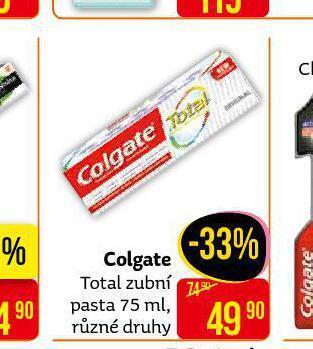 Teta Colgate total zubní pasta nabídka