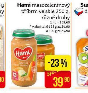 Teta Hami masozeleninový příkrm nabídka