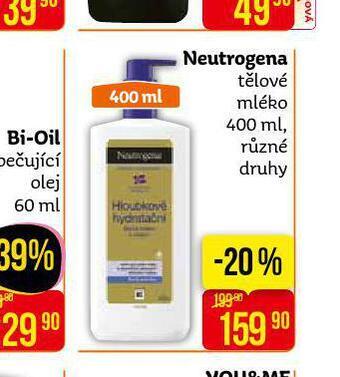 Teta Neutrogena tělové mléko nabídka