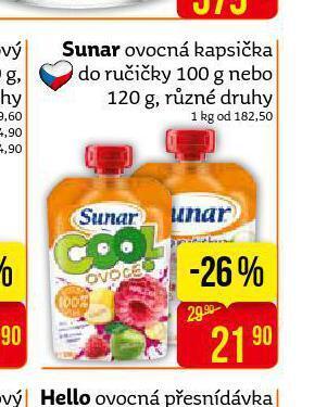Teta Sunar ovocná kapsička nabídka