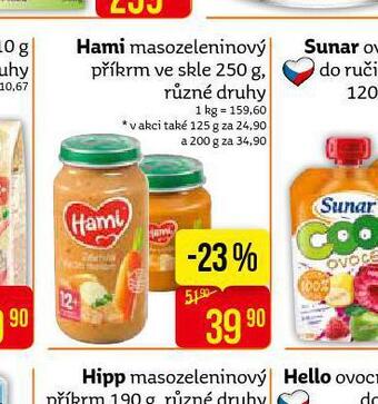Teta Hami masozeleninový příkrm nabídka