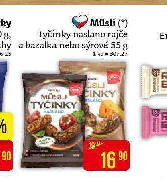 Teta Müsli tyčinky nabídka