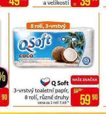 Teta Q soft toaletní papír nabídka