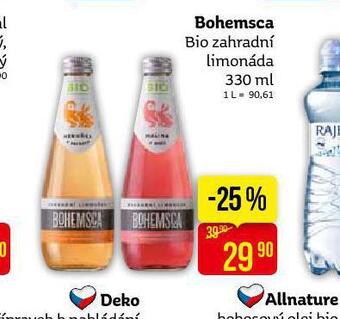 Bohemsca bio zahradní limonáda