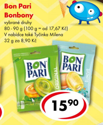 CBA Bon Pari Bonbony 80-90 g nabídka