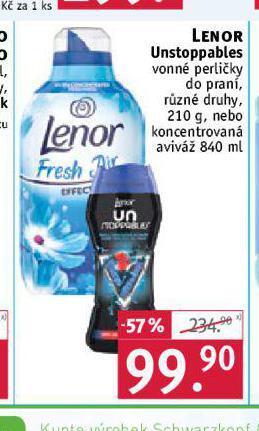 Rossmann Lenor vonné perličky nabídka