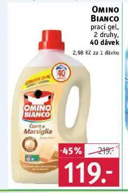 Rossmann Omino bianco prací gel nabídka