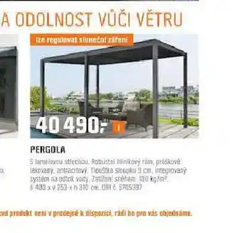 OBI Pergola nabídka