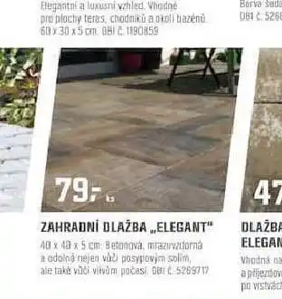 OBI Zahradní dlažba elegant nabídka