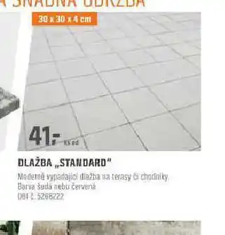 OBI Dlažba standard nabídka